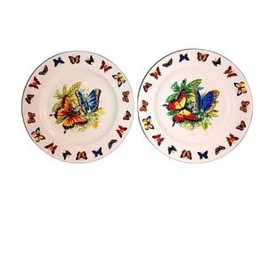 Vintage Butterfly Dinner plates